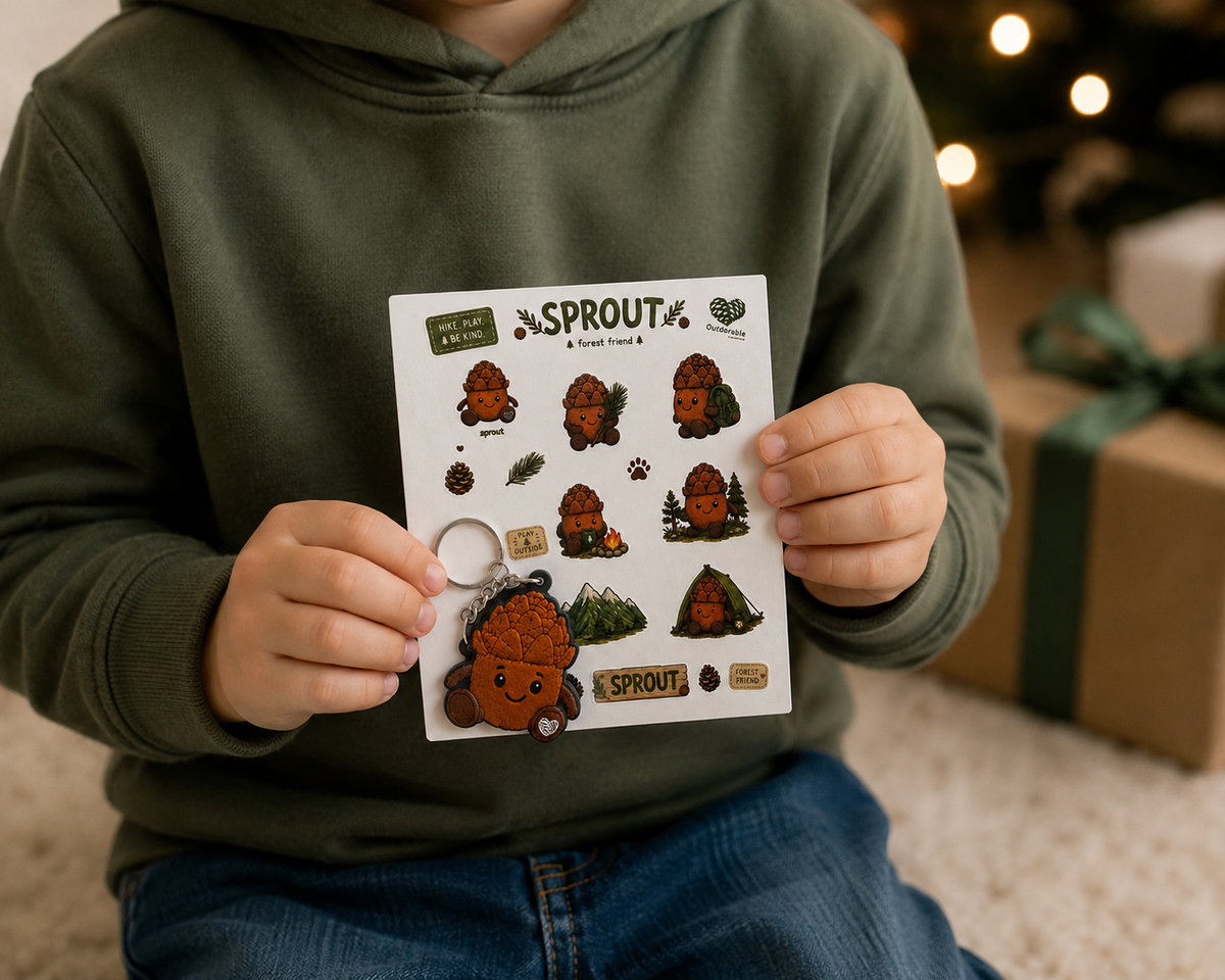 Sprout Collector Stickers and Keyring pack